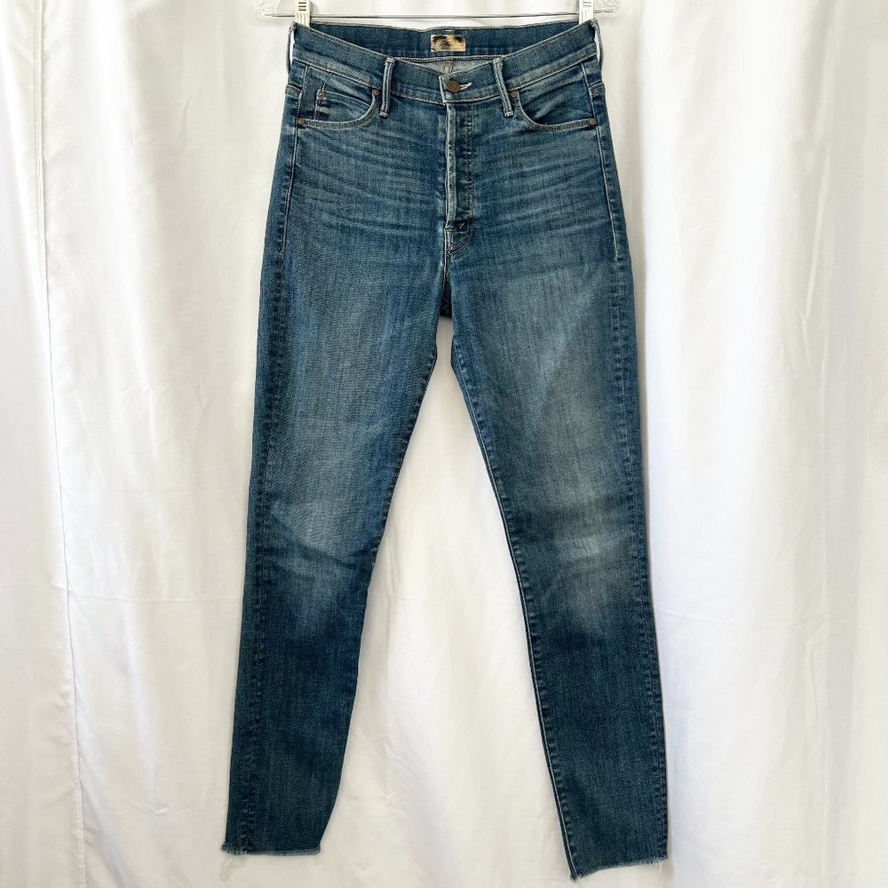 Mother Stunner Ankle Fray Jeans in Whattcha Got Cooking Sz 27